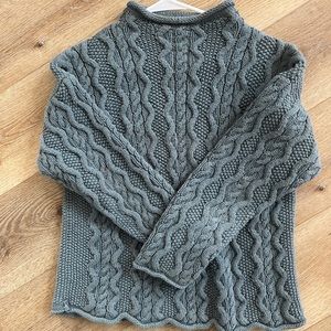 Vintage Eddie Bauer cable knit sweater